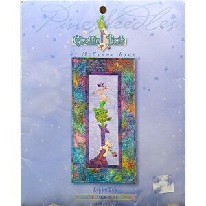 Tippy Top Pine Needles Giraffic Park Quilt Pattern Block One by McKenna Ryan